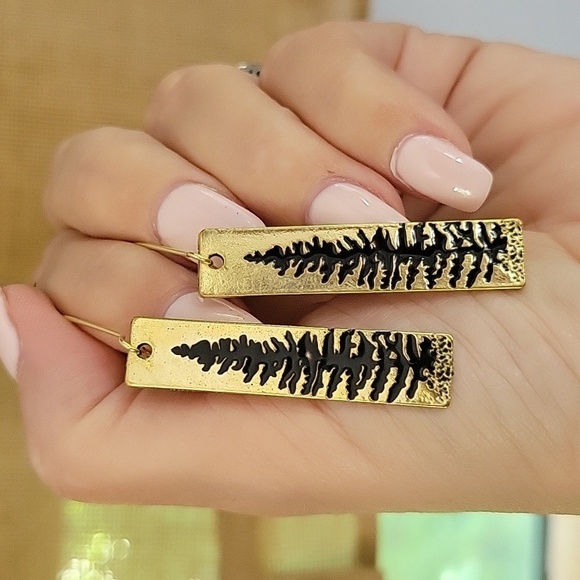 Aspen Rustic Drop Earrings - Picture 1 of 6